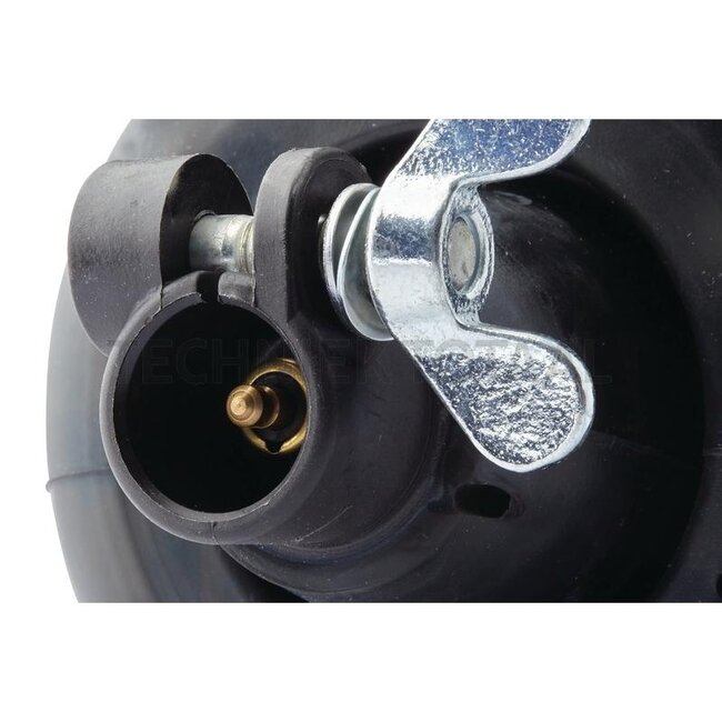 HELLA Zwaailamp H1 blauw 24 V, 70 W, Ø 135 mm, opsteekpen, KL Rotaflex | 2RL 006 846-111