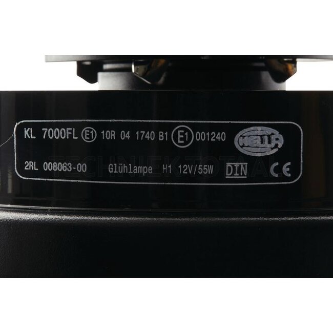 HELLA Beacon H1 12 V, height 240 mm, black | 2RL 008 063-001