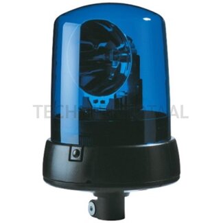 HELLA Rundumleuchte H1 blau 24 V, 70 W, flexible Rohrstutzen, KL 7000
