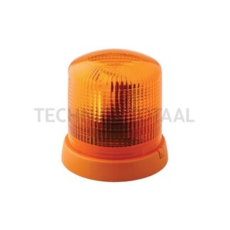 HELLA Beacon KL 8000 H1 orange, Ø 225 mm, attachment