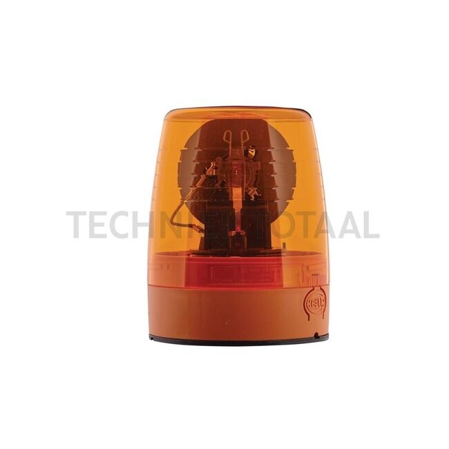 HELLA Rundumleuchte H1 orange 12 V, 55 W, Ø 147 mm, Anbau, KL Junior Plus | 2RL 008 965-001