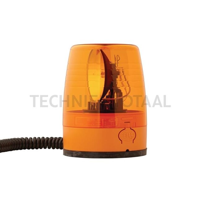 HELLA Rundumleuchte H1 orange 12 V, 55 W, Ø 147 mm, Magnet, KL Junior Plus | 2RL 008 966-001