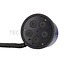 HELLA Zwaailamp blauw LED KL 7000, 12 / 24 V, Ø 165 mm, magneet | 2RL 011 484-121