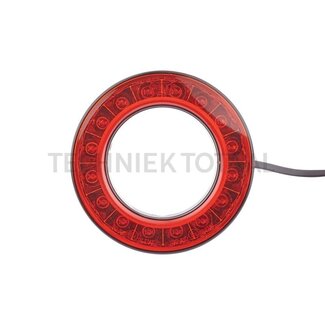 HELLA LED rear light Ø 112 x 39 mm, 12 V