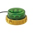 HELLA Rundumleuchte K-LED 2.0 grün, Ø 169,3 mm, Anbau, offene Kabelenden | 2XD 011 557-031