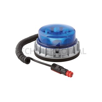 HELLA Flitslamp K-LED 2.0 blauw LED 12 / 24 V, Ø 165 mm, magneet