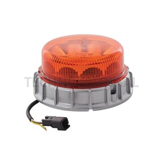 HELLA Rundumleuchte K-LED 2.0 orange, Ø 169,3 mm, Anbau, DEUTSCH-Stecker