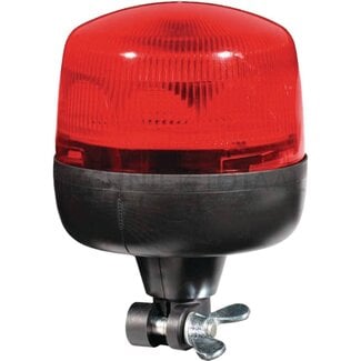 HELLA Rota LED-Blitzleuchte rot 10 - 32 V, Ø 165 mm, 183 mm, Steckstift