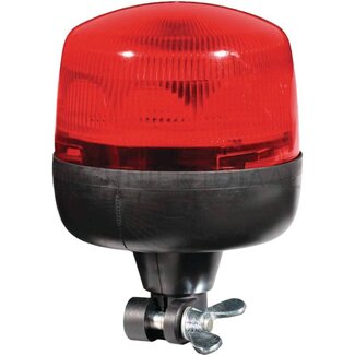 HELLA Rota LED flashing light red 10 - 32 V, Ø 165 mm, 183 mm, push-on pin