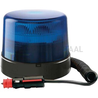 HELLA Flashing lamp KL 7000 LED blue 12 / 24 V, Ø 165 mm, magnetic assembly
