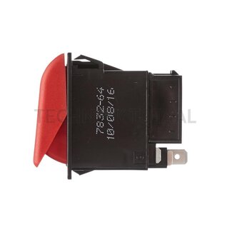 HELLA Hazard warning light switch 24 V, ééntraps, 7 blade connections