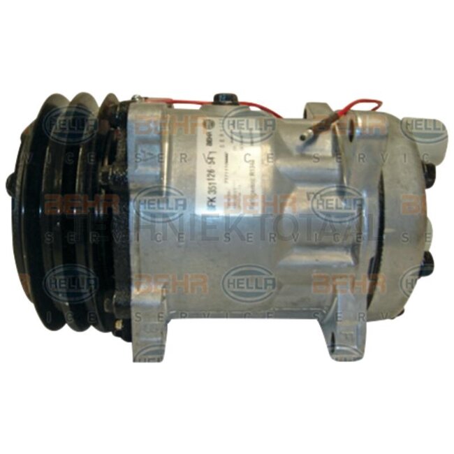 MAHLE Aircon compressor 12 V, pulley Ø 132 mm, 2 grooves, 135 ccm oil, H/OR | 84056429, 84018077, 060506146, 8FK 351 126-041, ACP 986 000P