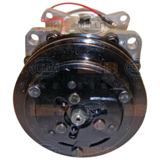 MAHLE Aircocompressor 12 V, poelie Ø 132 mm, 2 groeven, 135 ccm olie, H/OR | 84056429, 84018077, 060506146, 8FK 351 126-041, ACP 986 000P