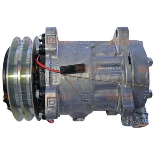 MAHLE Air conditioning compressor 12 V, pulley Ø 132 mm, 2 grooves, V/TO | ACP 1062 000P, 8FK 351 130-131, 47132887, 51219592, 5165548