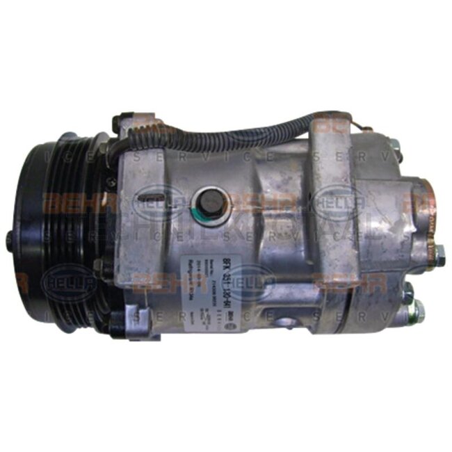 MAHLE Klimakompressor 12 V, Riemenscheibe Ø 116 mm, 4 Nuten, PAD | 8FK 351 130-641, ACP 1064 000S, 87709785, 87802912, 8FK 351 130-141