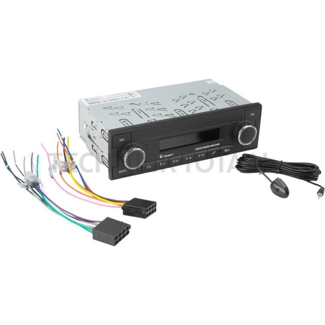 GRANIT Radio Heeslingen 400 DAB BT FM/AM/DAB+, Bluetooth, USB, 4 x 50 Watt | 2 001 022 000 010