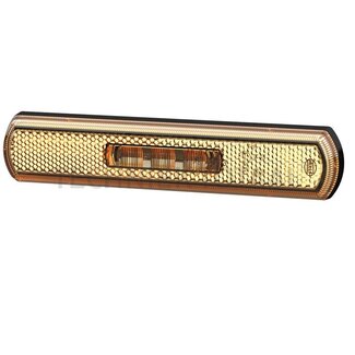 HELLA Shapeline LED side marker light, 168 x 34 x 15 mm, screwed