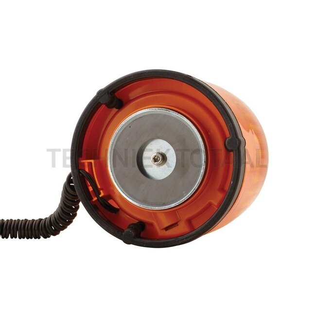 HELLA Rotating beacon, yellow H1 KL Junior, 24 V, Ø 136 mm, magnet | 2RL 007 552-011