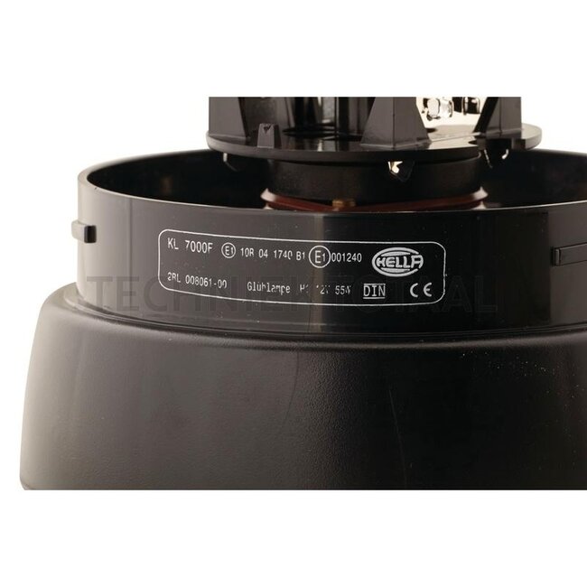 HELLA Rundumleuchte KL 7000 Halogen blau 12 V, Ø 155 mm, Anbau | 2RL 008 061-001
