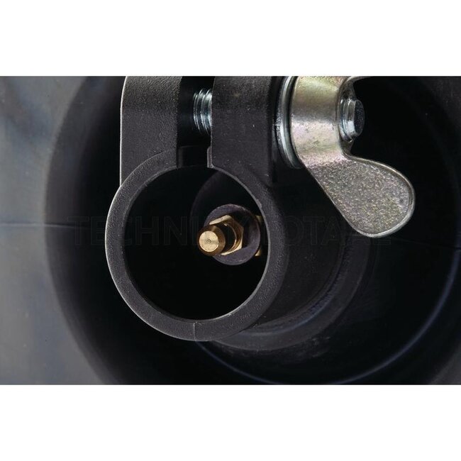 HELLA Flashing lamp KLX 7000 red xenon 24 V, Ø 155 mm, flexible pipe socket | 2RL 008 183-211