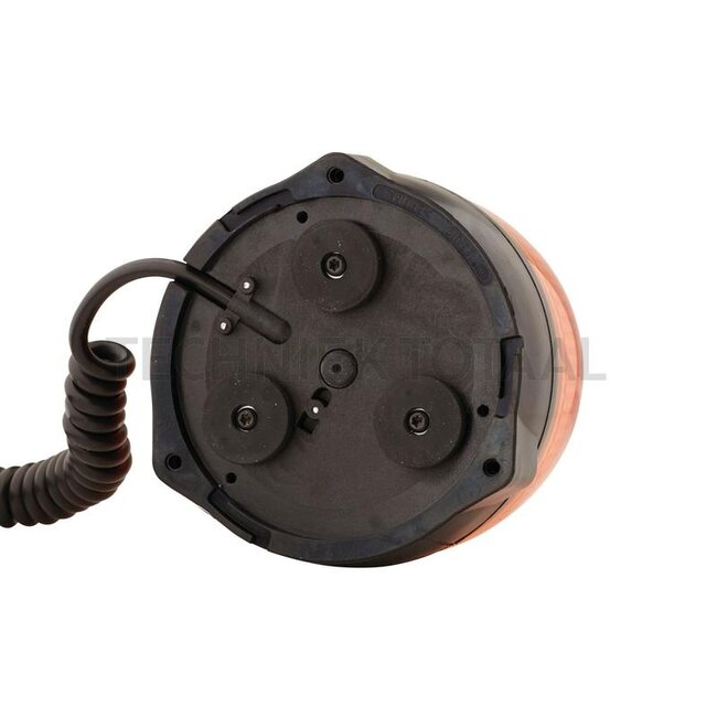 HELLA Zwaailamp KL Rota Compact H1 oranje, Ø 123 mm, magneet | 2RL 009 506-301