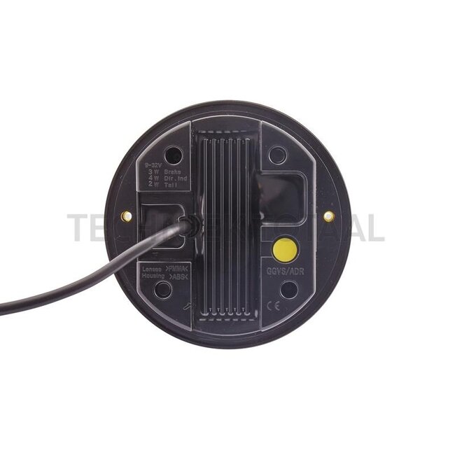 HELLA Rear light Ø 140,6 x 44,75 mm, 12 / 24 V | 2SD 344 100-001