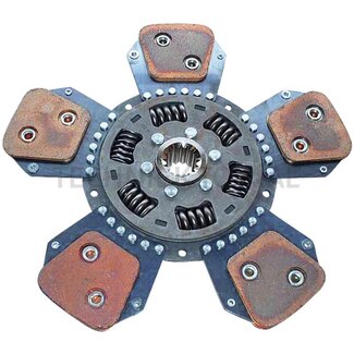 LUK Koppelingsplaat 26,7 x 32,8 mm, 16 splines, sinter Renault Temis 610