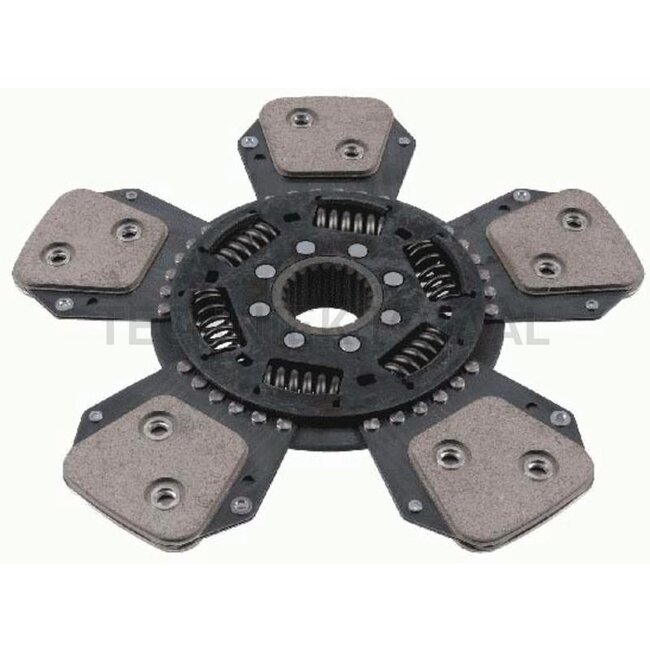 SACHS Koppelingsplaat 330, 41 x 45 mm, 21 splines sinter Deutz-Fahr | 04411036, 333013710