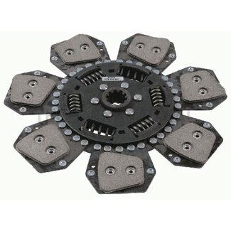 SACHS Mitnehmerscheibe 310, 23,4 x 28,9 mm, 10 Keilnuten sinter Case IH CX