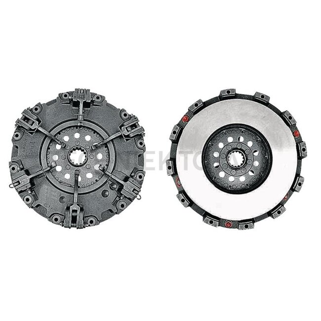 SACHS Doppelkupplung (Altteilaufbereitung) 280/280 TGU 6, 35 x 40 mm, 14 Keilnuten, sinter | 5121604, 228007710