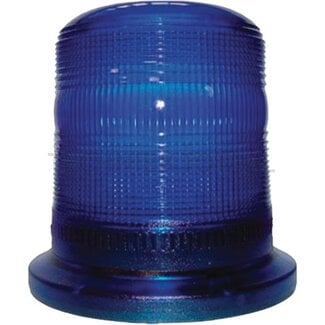 PROPLAST Xenon zwaailamp dubbele flits blauw, Ø 145 mm, 12 / 24 V, aanbouw
