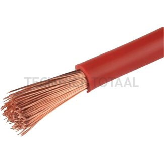 Herth & Buss Kunststof kabel rood 1 x 35,0 mm², PVC, DIN 6722 - 25 meter