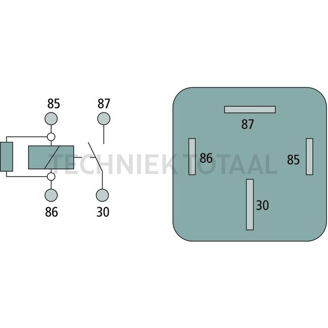 GRANIT Relays relays 12 V, 20 A, 4-pin New Holland LM410 - LM640 | 85816359, I85816359