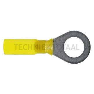 GRANIT Ringconnector 3 - 6 mm², oog-Ø 4 mm, geel - 25 stuks