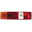 GRANIT Lamp glass rear light 5-chamber lighting red, white 378 x 108 mm