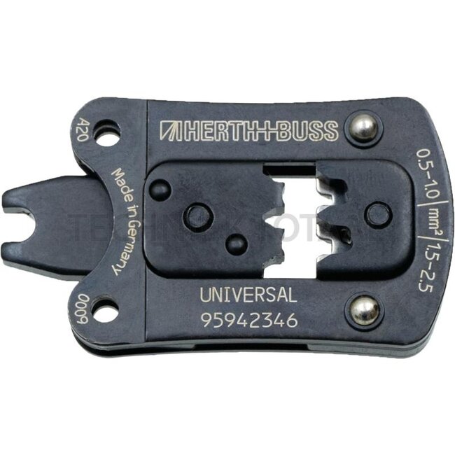 GRANIT Crimping tool insert 0,5 - 1,0 mm², 1,5 - 2,5 mm², not-insulated