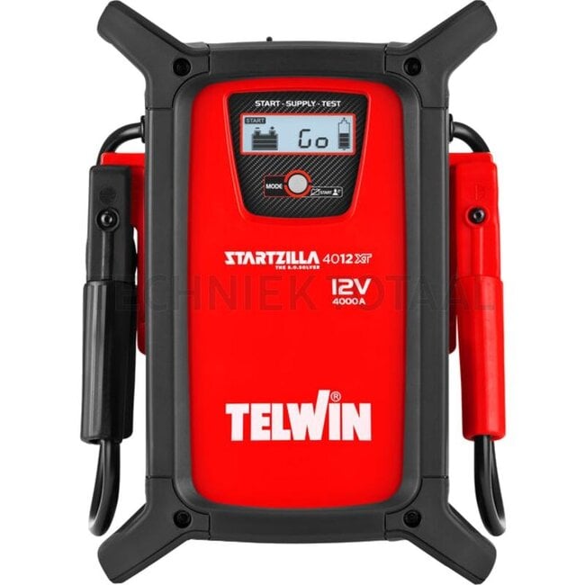 Telwin Booster Startzilla 4012 XT 12 V, 4000 A, 15,6 Ah, IP43 | 829527