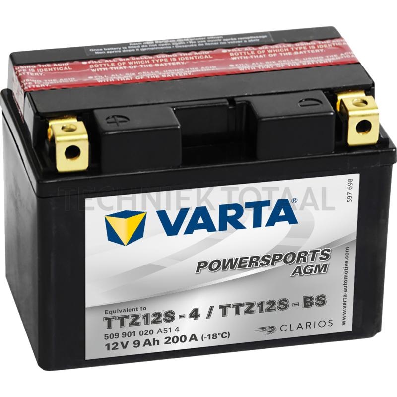 Varta Accu POWERSPORTS AGM 12 V, 9 Ah, 200 A, 150 x 87 x 110 mm | 682364