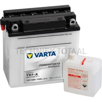 Varta Accu POWERSPORTS Freshpack 12 V, 8 Ah, 110 A, 137 x 76 x 134 mm