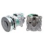 SANDEN Aircocompressor 24 V, R 134a, poelie-Ø 152 mm, 1 groef | SD7H15-4640