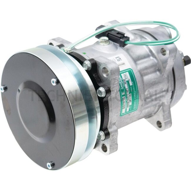 SANDEN Aircon compressor 24 V, R 134a, pulley-Ø 152 mm, 1 groove | SD7H15-4640