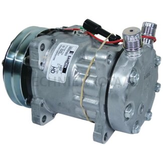SANDEN Aircon compressor 24 V, R 134a, pulley-Ø 125 mm, 2 grooves