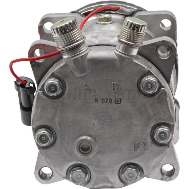 SANDEN Aircocompressor 24 V, R 134a, poelie-Ø 125 mm, 2 groeven | SD7H15-4652