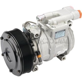 Denso Aircocompressor 12 V, poelie-Ø 140 mm, 8 groeven