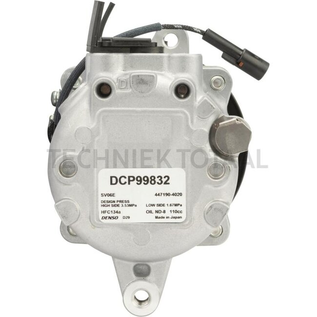 Denso Aircocompressor 12 V, poelie-Ø 108 mm, 1 groef | DCP99832