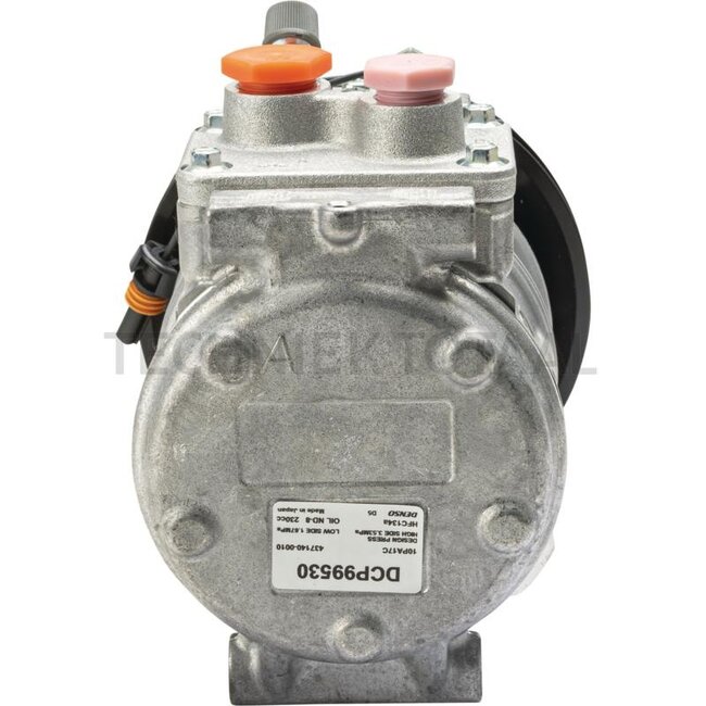 Denso Air conditioning compressor 12 V, pulley-Ø 145 mm, 1 groove John Deere | DCP99530, RE46657