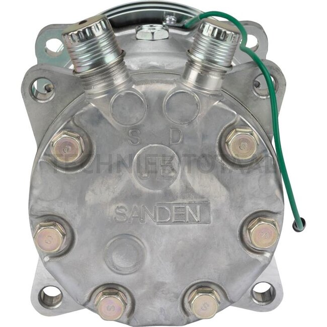 SANDEN Klimakompressor 24 V, Riemenscheibe Ø 132 mm, 2 Nuten, R 134a, SP 10 | SD7H15-8236