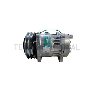 Aircon compressor SD7H15 8264 24 V, pulley Ø 132 mm, 2 grooves