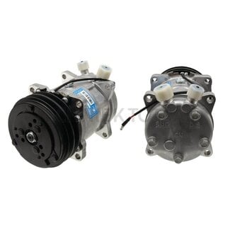 GRANIT Klimakompressor 12 V, Riemenscheibe-Ø 132 mm, 2 Nuten New Holland