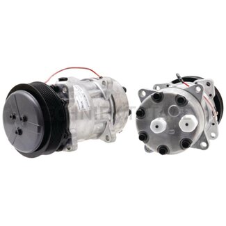 GRANIT Klimakompressor 12 V, Riemenscheibe Ø 132 mm, 8 Nuten